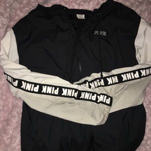 Victorious Secret Windbreaker black and white
